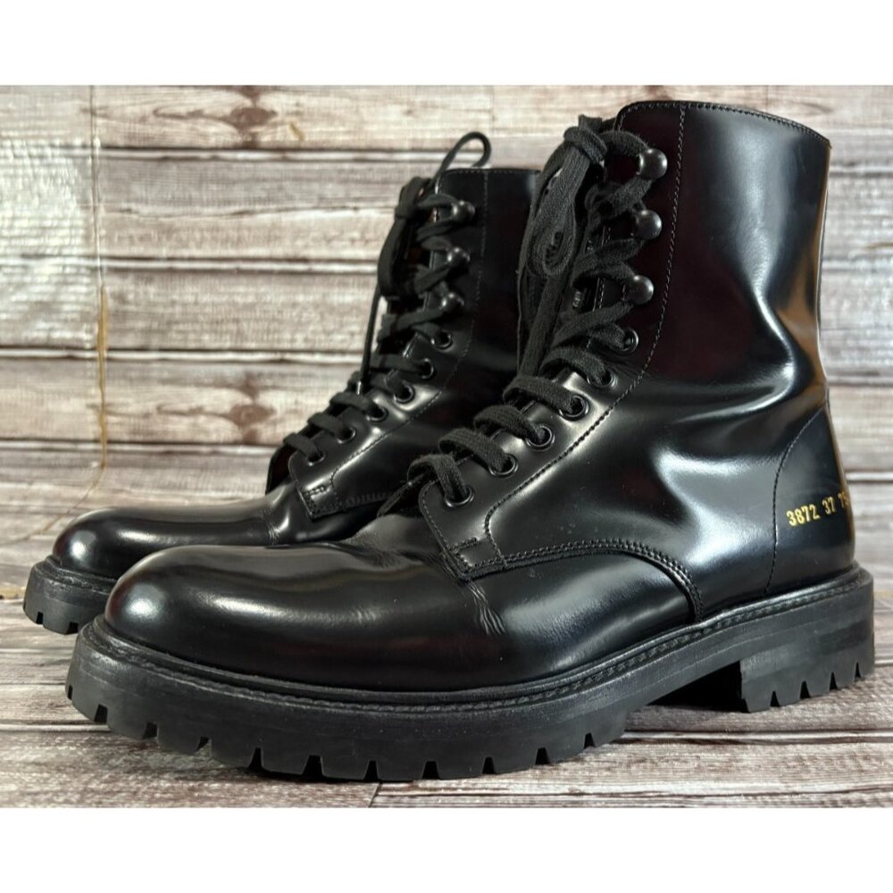 Common Projects Combat Leather Boot size 37 UE 7 US color Black